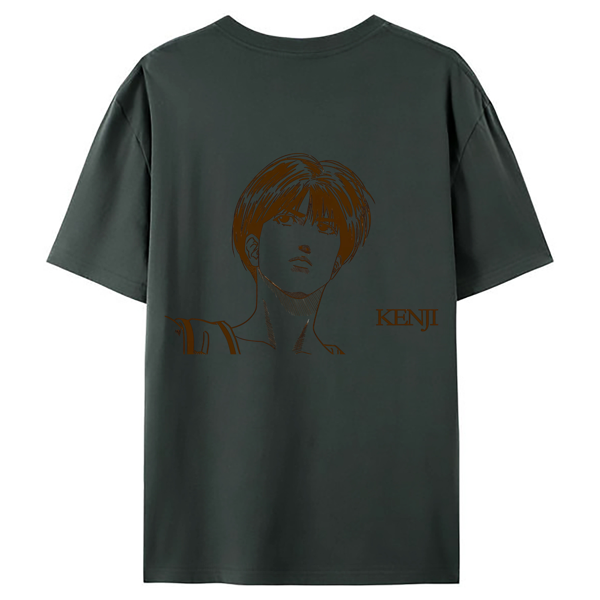 （画像用） SLAM DUNK／スラムダンク 綿100％ メンズ半袖Tシャツ（バックプリント） 通気性